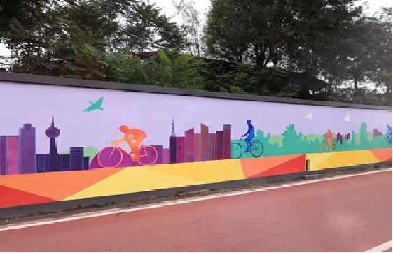 新化墙体彩绘-围墙